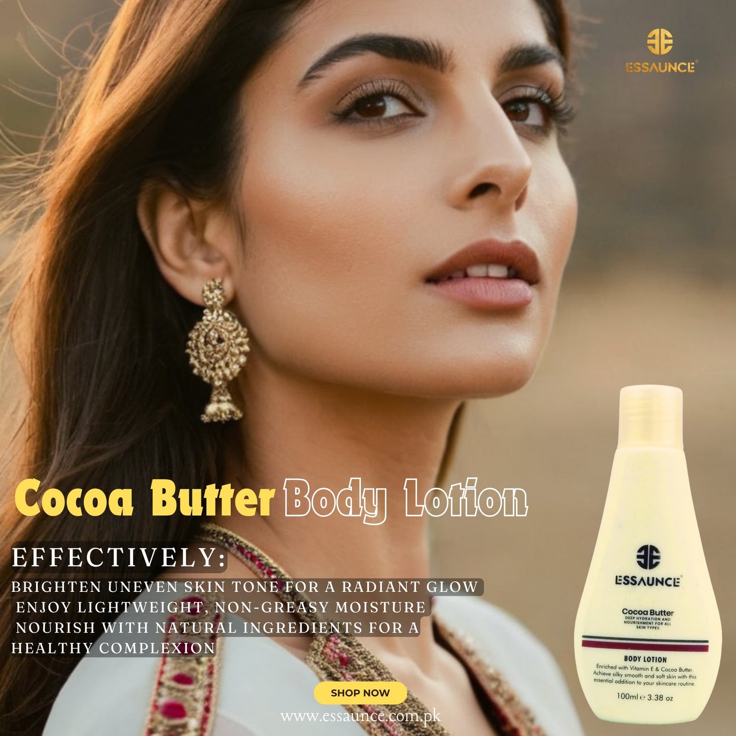 Cocoa Butter Body Lotion 100 ml - Essaunce