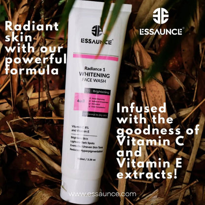 Radiance 1 Facewash 4 in 1 100 ml - Essaunce