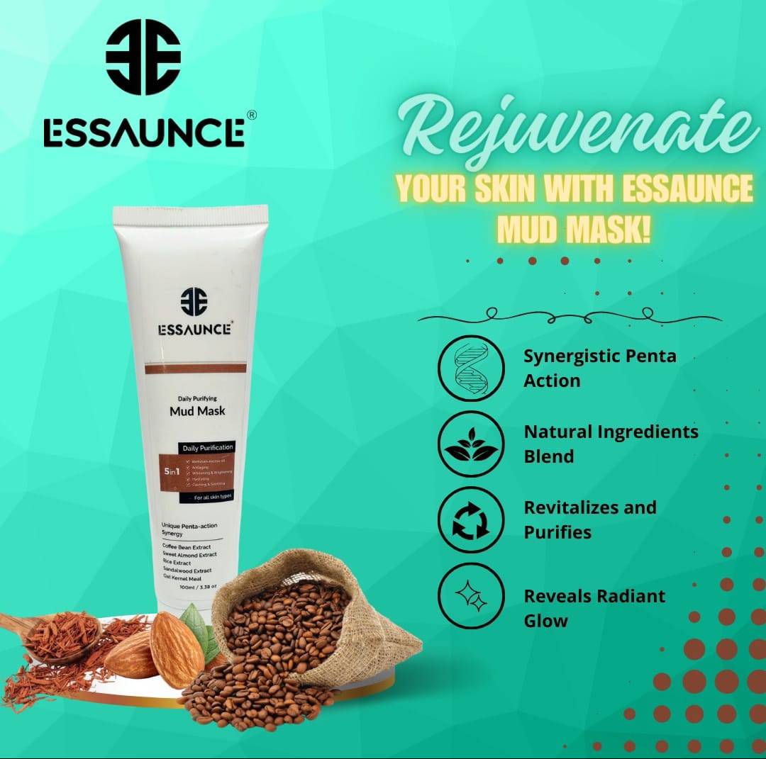 Daily Purifying Mud Mask 5 in 1 100 ml - Essaunce